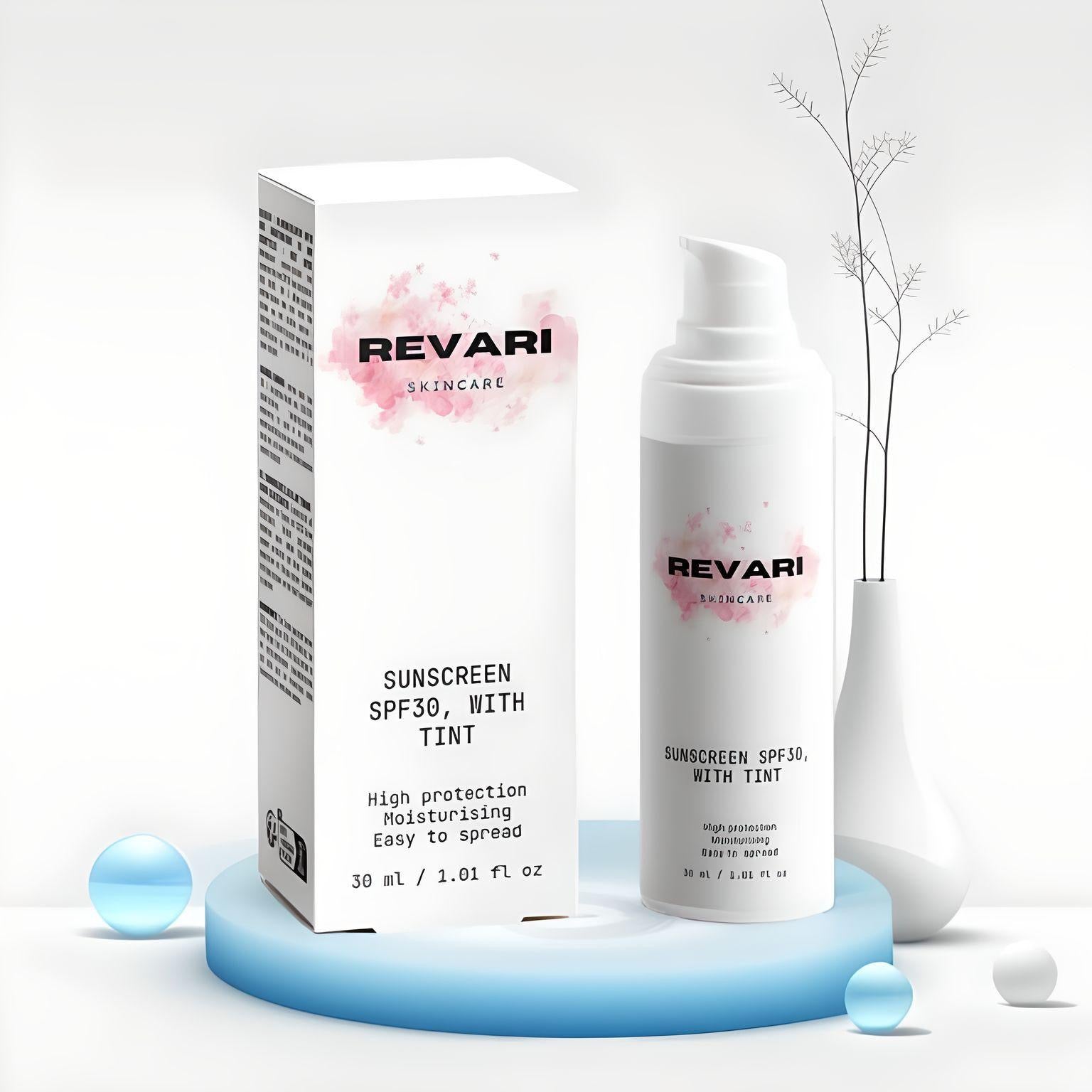 Sunscreen SPF30, with tint