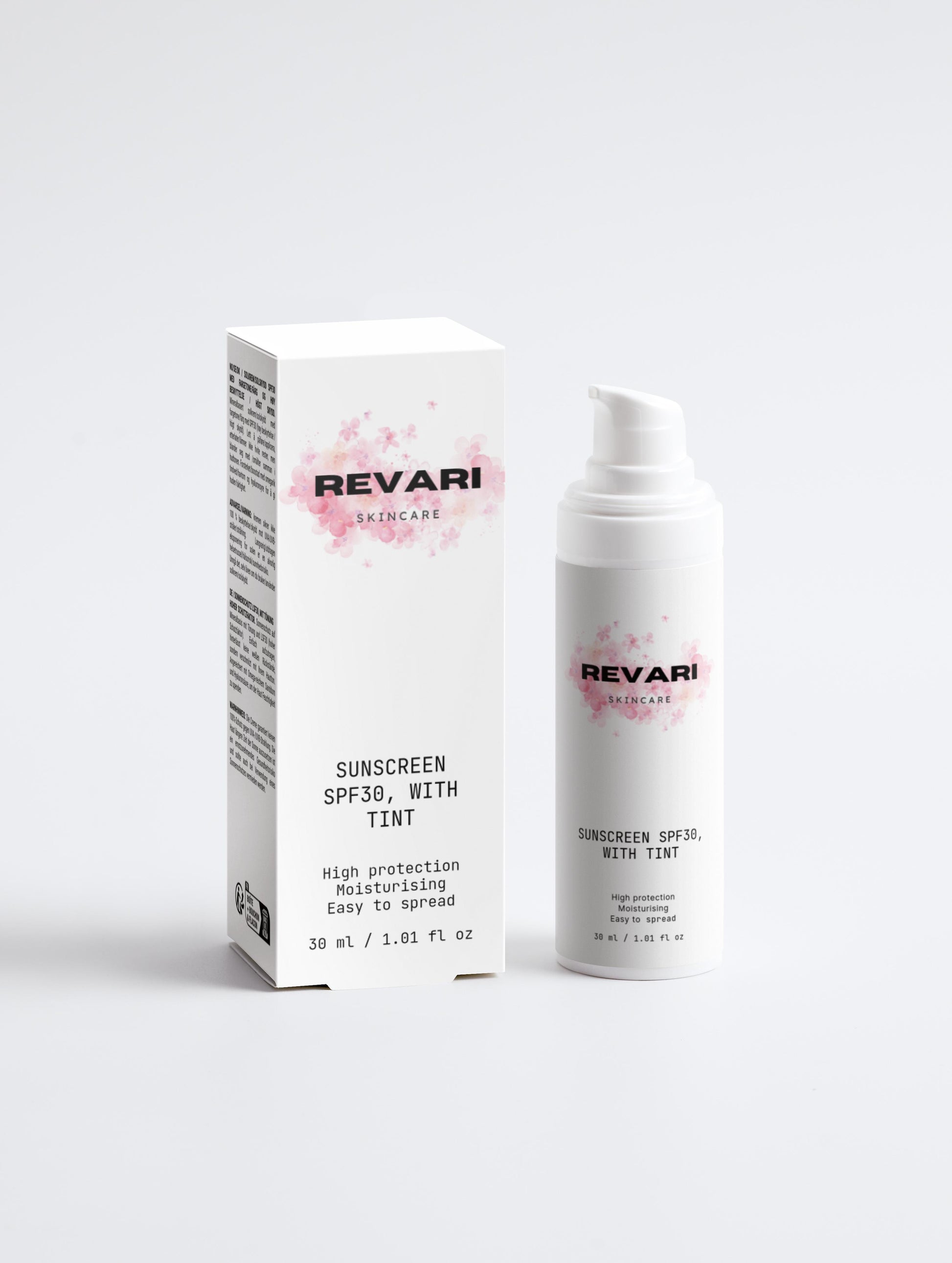 Sunscreen SPF30, with tint